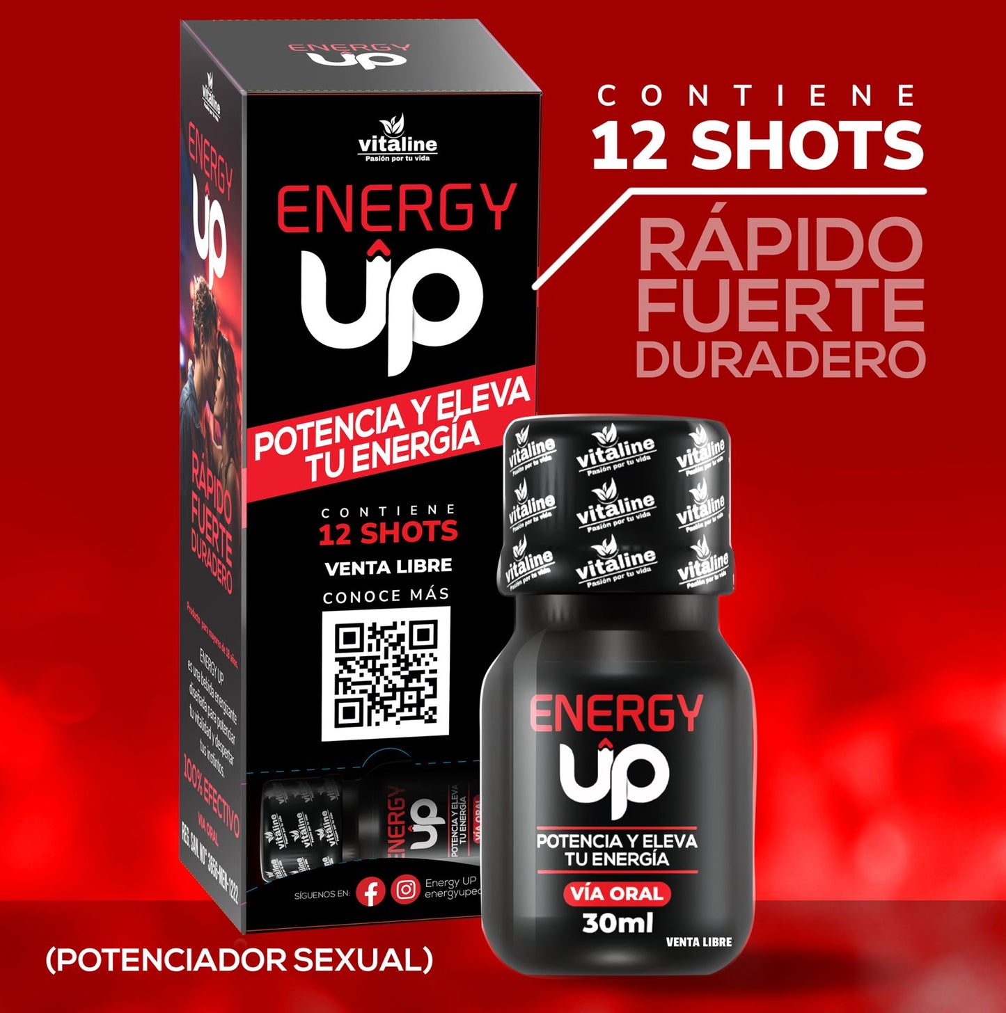 POTENCIALIZADOR SEXUAL ENRGY UP PACK 12
